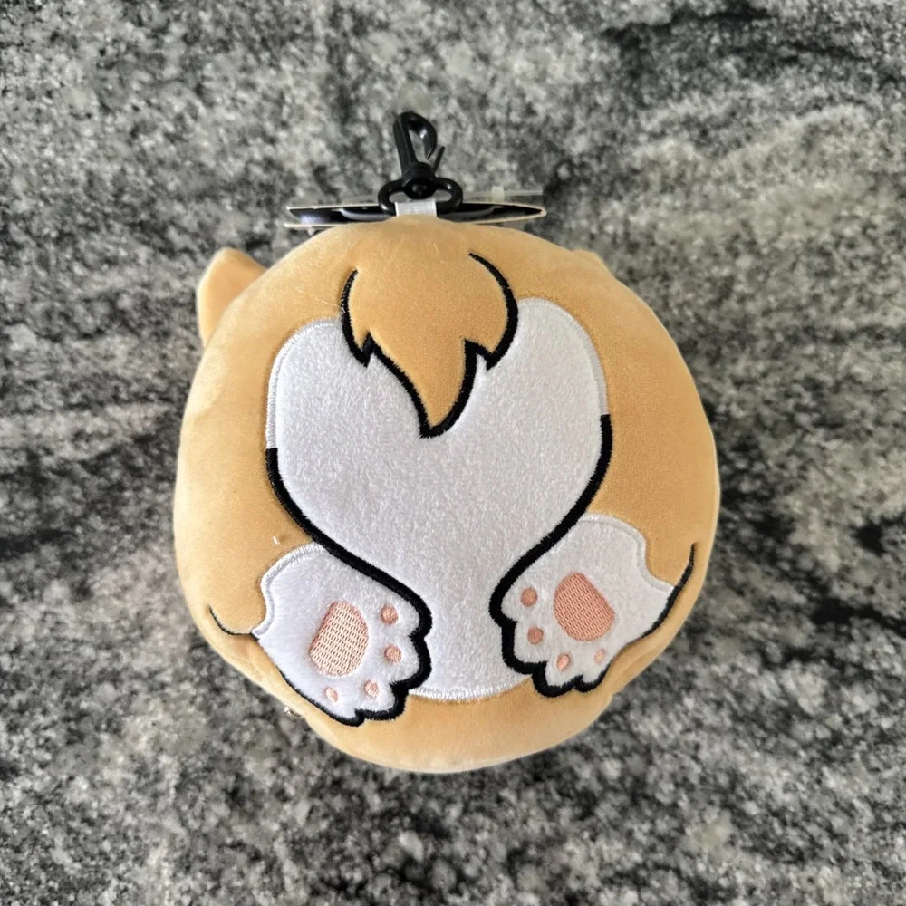 Round Soft Corgi‎ Travel Sleep Mask and Neck Pillow New with Tags